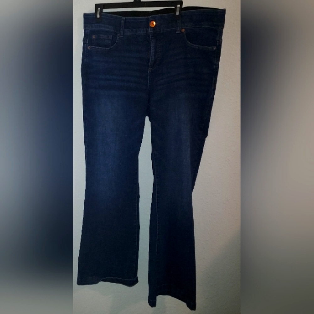 INC Denim Sculpting Fit Flare Jeans